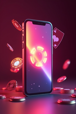 Smartphone con la app de Maggico Casino