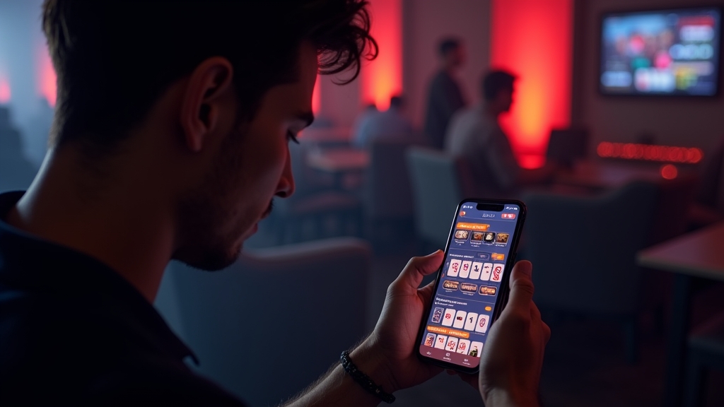 Jugador en Chile revisando un código promocional en el casino